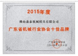 Honorary plaque of guangdong machinery association