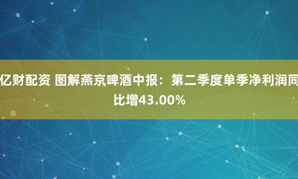 亿财配资 图解燕京啤酒中报：第二季度单季净利润同比增43.00%